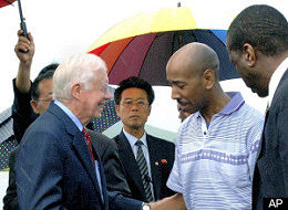 President Carter in North Korea